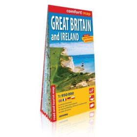 Nagy-Britannia és Írország Comfort térkép