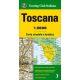 Toszkána régiótérkép 1:200 000