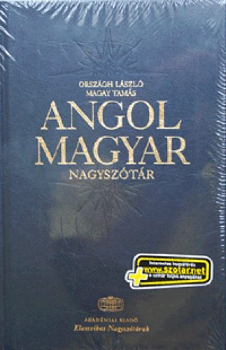Angol-magyar klasszikus nagyszótár + net