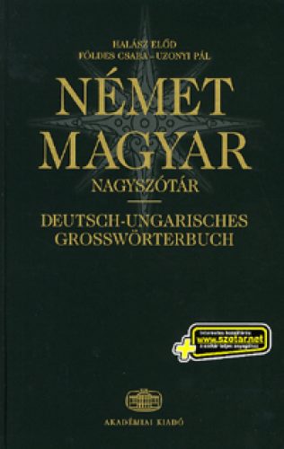 Német-magyar klasszikus nagyszótár + net