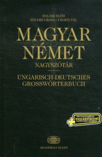 Magyar-német klasszikus nagyszótár + net
