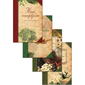 Házi receptjeim (4 féle borítóval)