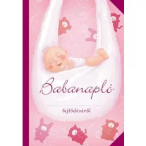 Babanapló (lány, rózsaszín)