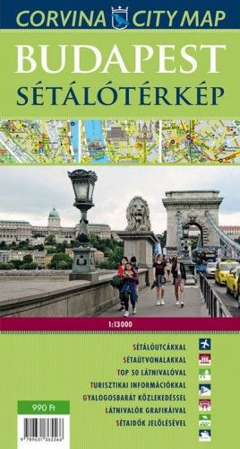 Budapest sétálótérkép