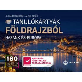   Tanulókártyák földrajzból - Hazánk és Európa - 180 színes kártya
