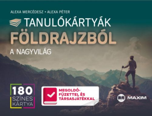 Tanulókártyák földrajzból - A nagyvilág - 180 színes kártya