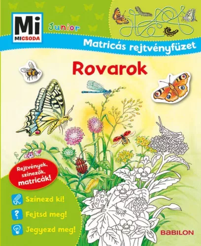 Rovarok - Mi MICSODA Junior Matricás rejtvényfüzet