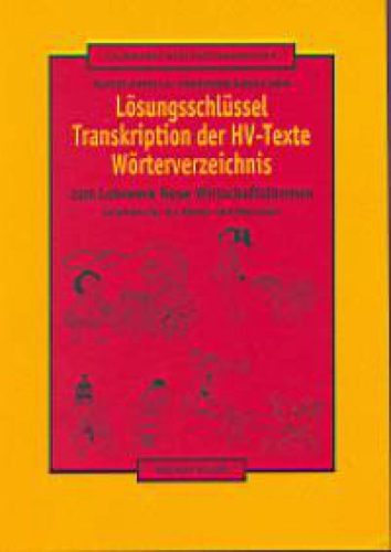 Lösungsschlüssel - Transkription der HV-Texte Wörterverzeichnis