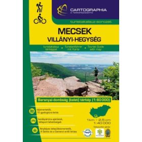 Mecsek, Villányi-hegység turistakalauz - 1:60000