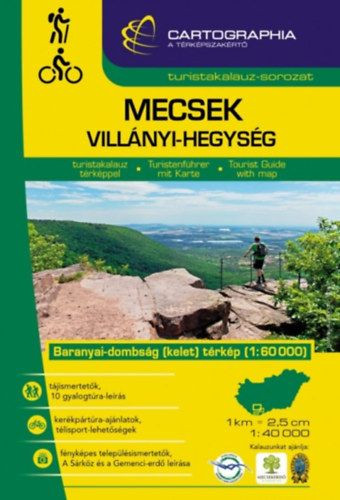 Mecsek, Villányi-hegység turistakalauz - 1:60000