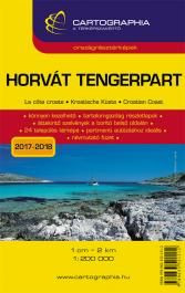 Horvát tengerpart térkép 1:200.000