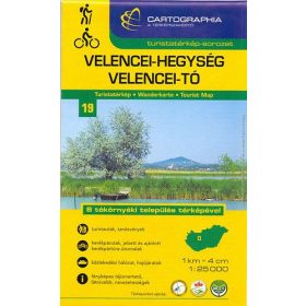 Velencei - hegység Velencei - tó turistatérkép - 1:25000