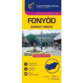 Fonyód Várostérkép 1:13 000