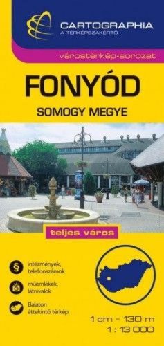 Fonyód Várostérkép 1:13 000