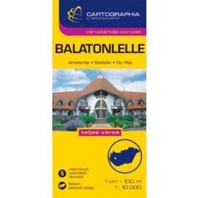Balatonlelle Várostérkép 1:10 000