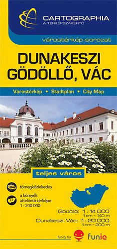 Dunakeszi, Gödöllő, Vác várostérkép