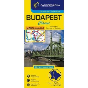 Budapest Classic Várostérkép 1:30 000