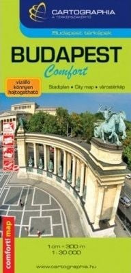 Budapest Comfort térkép 1:30 000