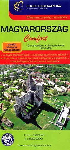 Magyarország Comfort  térkép 1:520 000