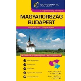   Magyarország + Budapest kombi autóatlasz - 1:250 000, 1:20 000