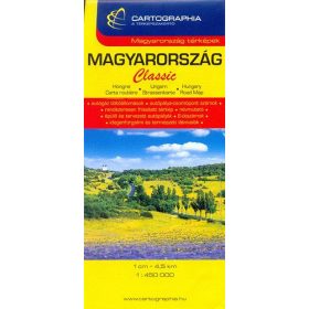 Magyarország Classic autótérkép 1:450000