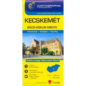 Kecskemét várostérkép 1:15 000