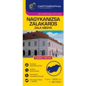 Nagykanizsa - Zalakaros Várostérkép 1:20 000