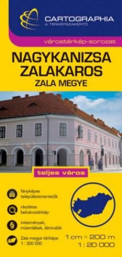 Nagykanizsa - Zalakaros Várostérkép 1:20 000
