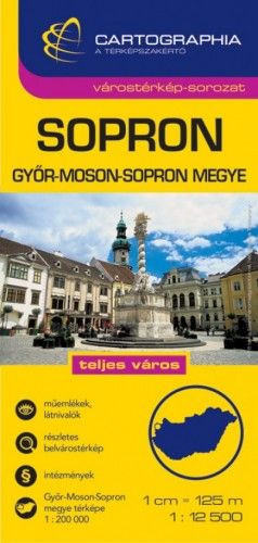 Sopron Várostérkép  1:12 500