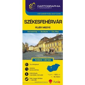 Székesfehérvár Várostérkép 1:16 500