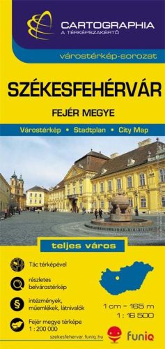 Székesfehérvár Várostérkép 1:16 500