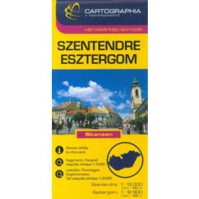 Szentendre - Esztergom Várostérkép 1:13 000