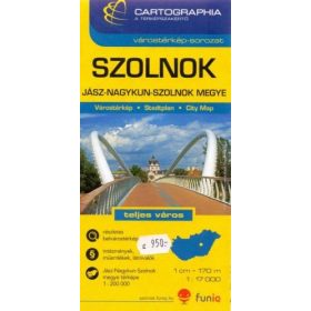 Szolnok Várostérkép 1:17 000