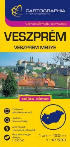 Veszprém Várostérkép 1:12 500