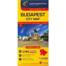 Budapest City térkép 1:16 000