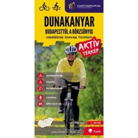   Dunakanyar, Budapesttől a Börzsönyig aktív térkép 1:100 000