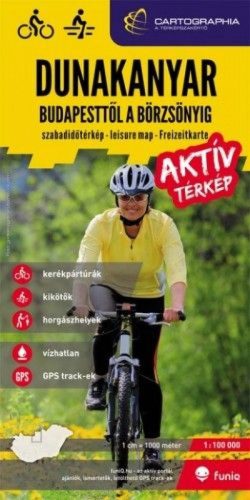 Dunakanyar, Budapesttől a Börzsönyig aktív térkép 1:100 000