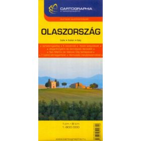 Olaszország autótérkép - 1:800 000