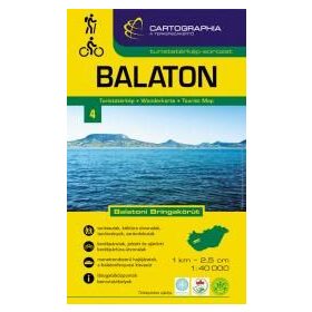 Balaton turistatérkép 1:40 000