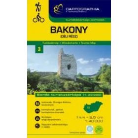 Bakony - déli rész, Somló turistatérkép 1:40.000