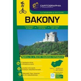 Bakony turistakalauz 1:40.000