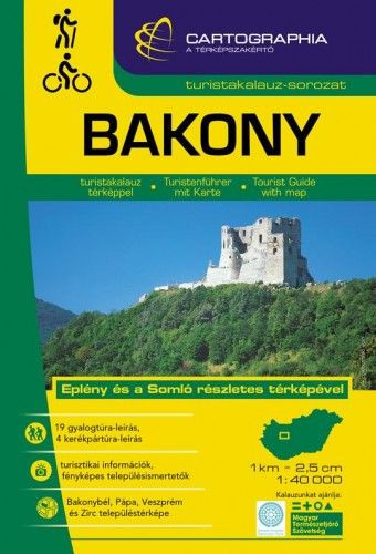 Bakony turistakalauz 1:40.000