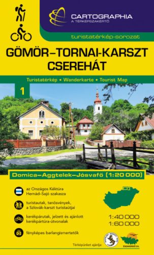 Gömör-Tornai-Karszt, Cserehát turistatérkép