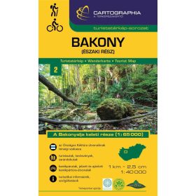 Bakony (északi rész) turistatérkép