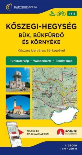 Kőszegi-hegység turistatérkép [TT13]