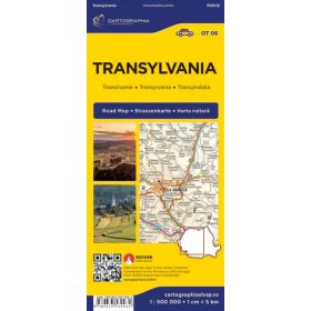 Erdély autótérkép