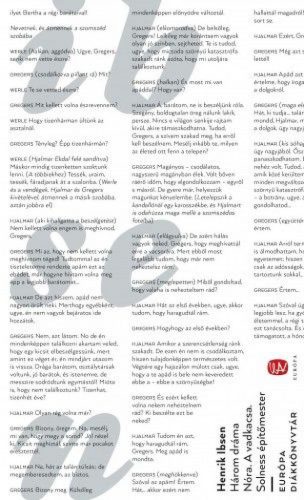 Három dráma - Nóra - A vadkacsa - Solness építőmester