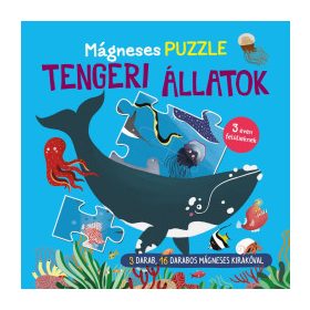 Mágneses puzzle - Tengeri állatok
