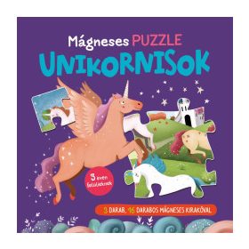 Mágneses puzzle - Unikornisok