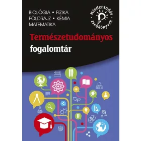 Természettudományos fogalomtár – biológia, fizika, földrajz, kémia, matematika
